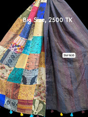 Handmade Silk Stole- While style meets utility-Big Size-1635