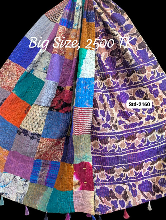 Handmade Silk Stole- While style meets utility-Big Size-2160