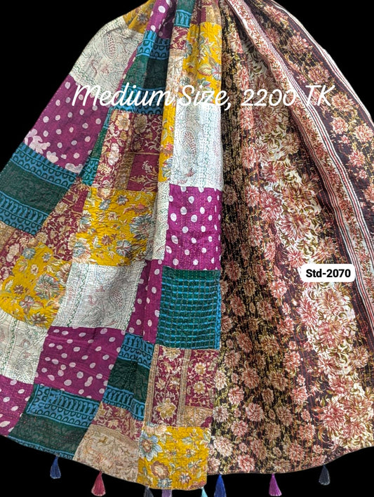 Handmade Silk Stole- While style meets utility-Medium Size-2070