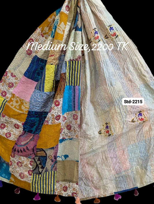 Handmade Silk Stole- While style meets utility-Medium Size-2215