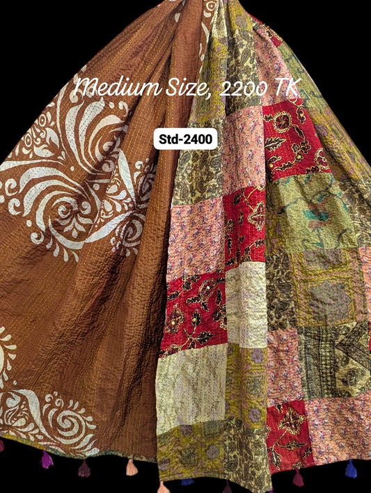 Handmade Silk Stole- While style meets utility-Medium Size-2400