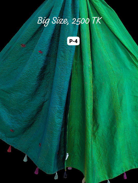 Handmade Silk Stole- While style meets utility-Big Size-P4