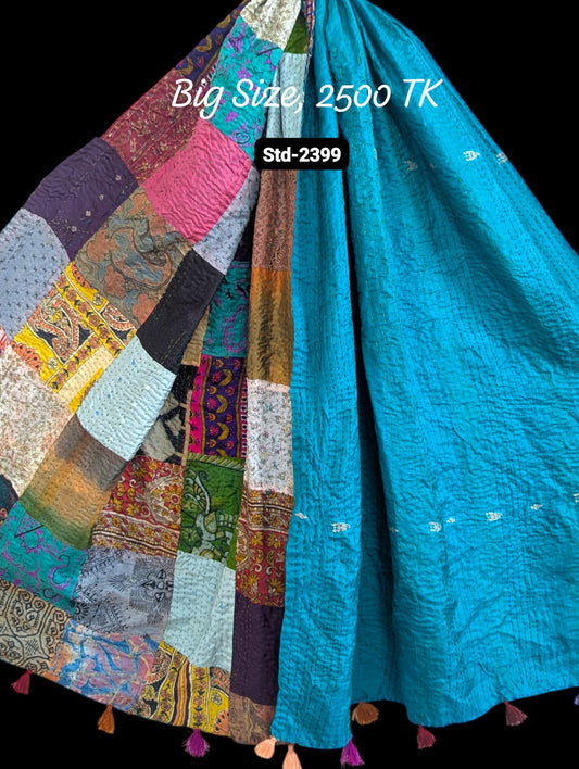 Handmade Silk Stole- While style meets utility-Big Size-2393