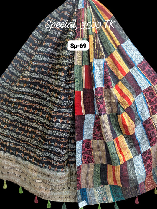 Special Handmade Silk Stole- While style meets utility-SP69