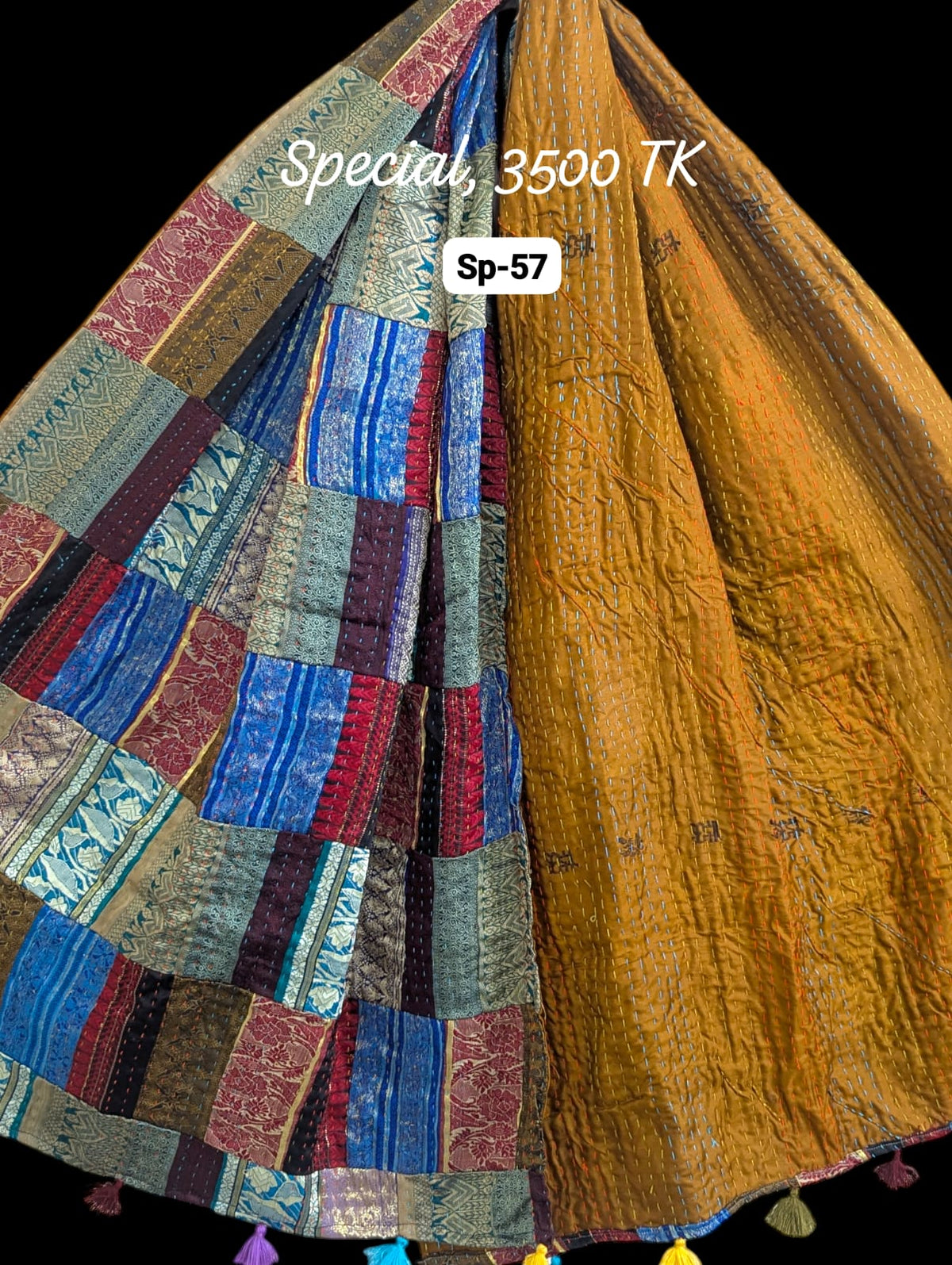 Special Handmade Silk Stole- While style meets utility-SP57