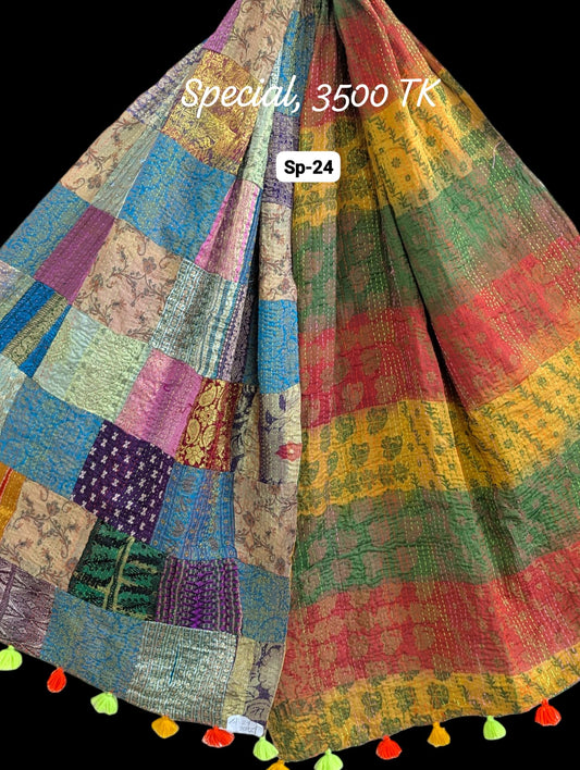 Special Handmade Silk Stole- While style meets utility-SP24