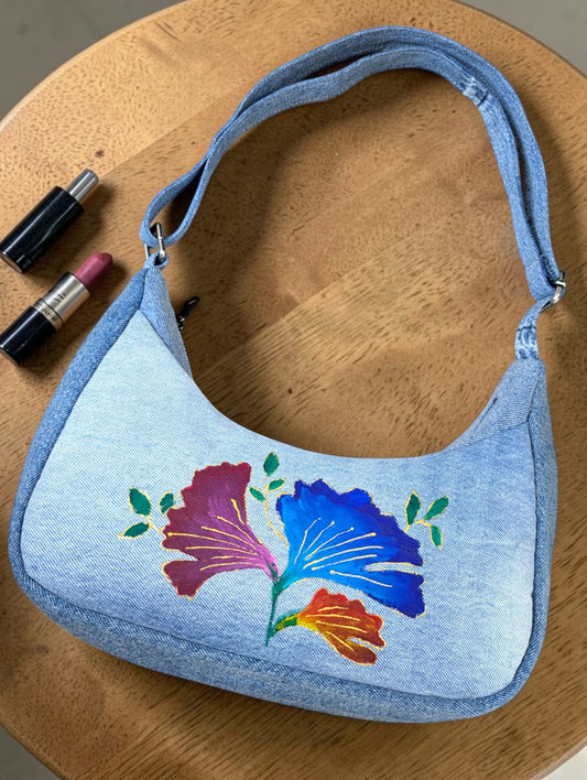 Maria Handpainted Exclusive Bag — where artistry meets everyday functionality