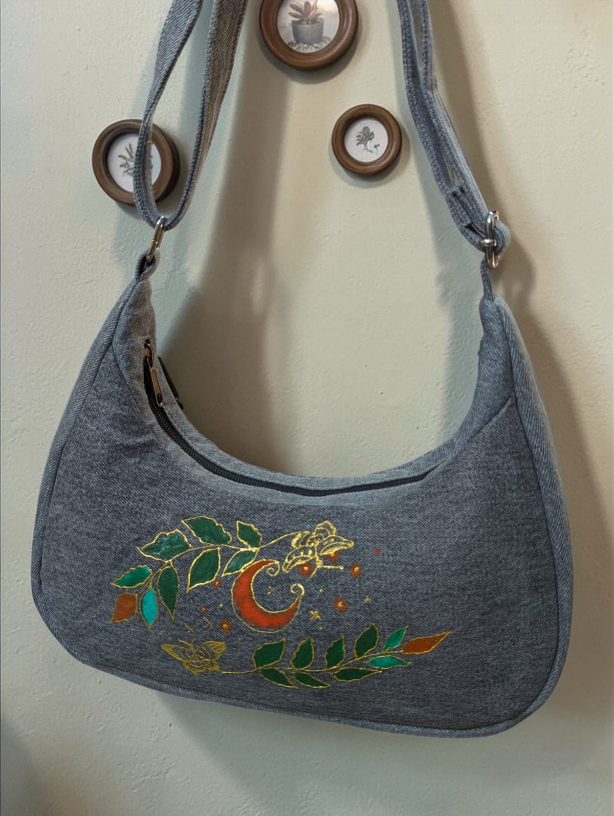 Maria Handpainted Exclusive Bag — where artistry meets everyday functionality