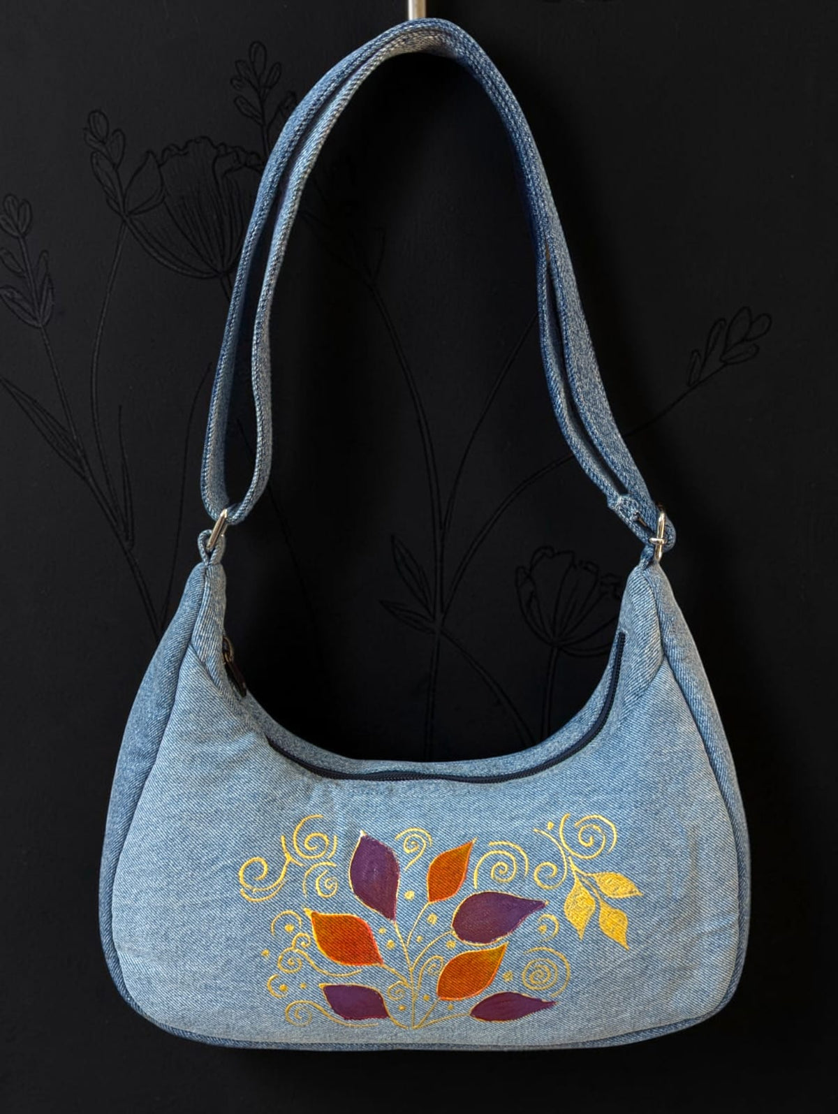 Maria Handpainted Exclusive Bag — where artistry meets everyday functionality