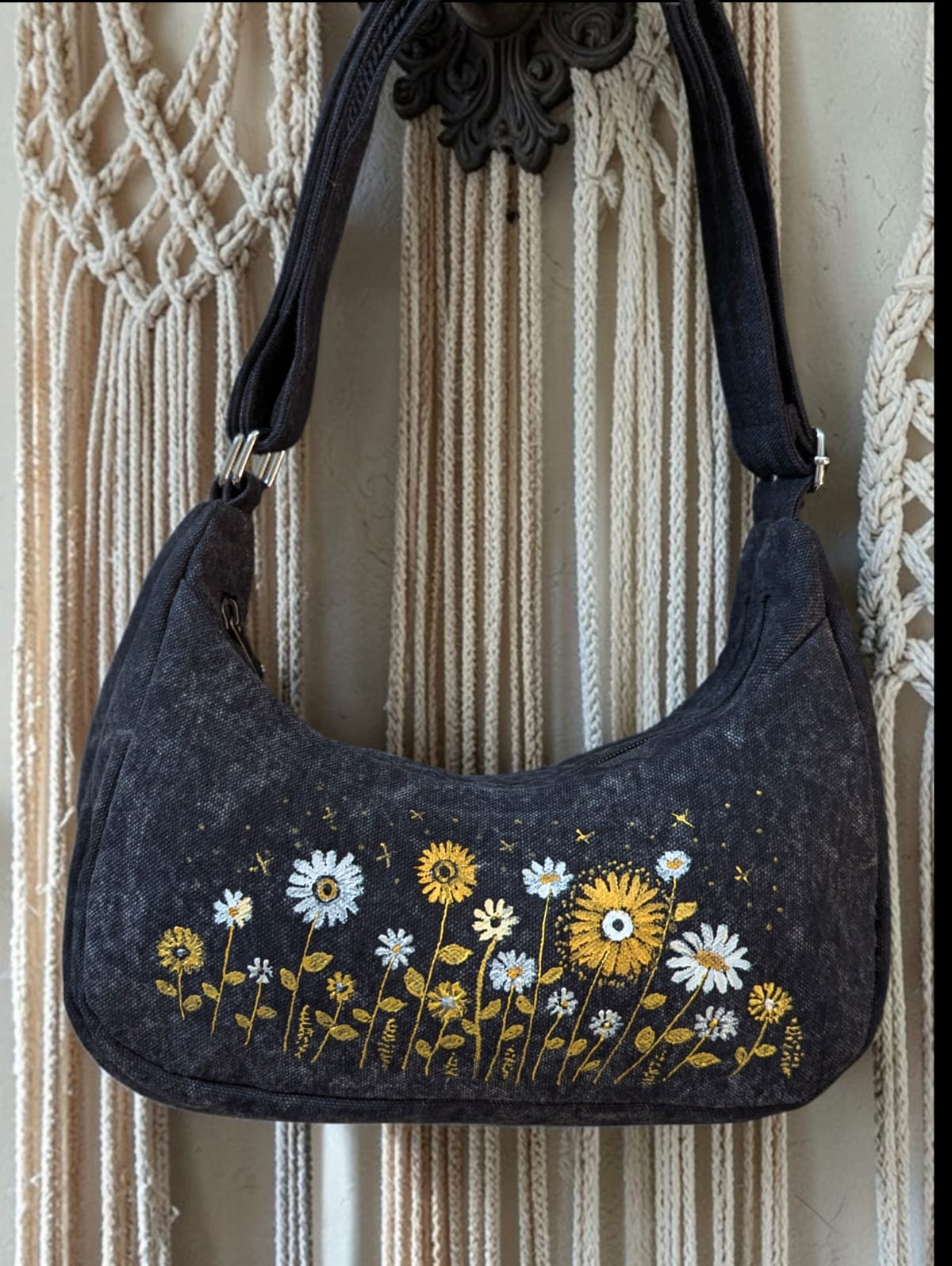 Maria Handpainted Exclusive Bag — where artistry meets everyday functionality