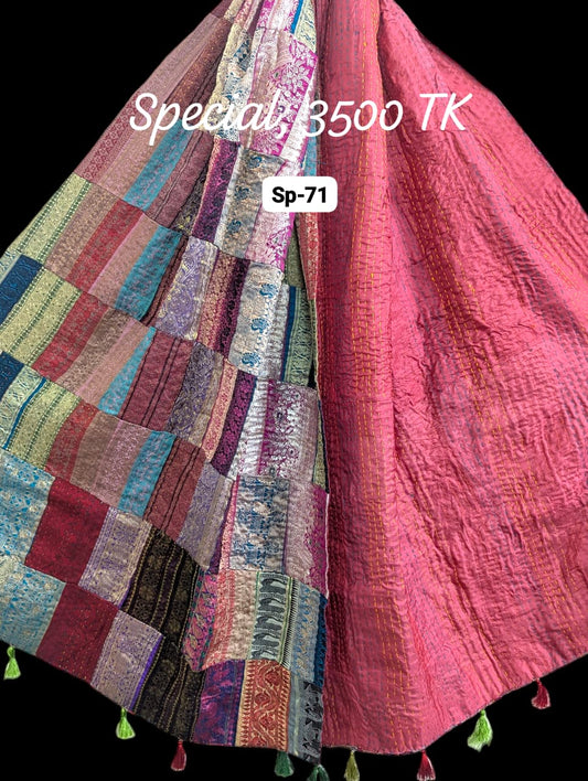 Special Handmade Silk Stole- While style meets utility-SP71