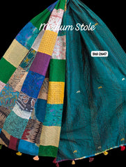 Handmade Silk Stole- While style meets utility-Medium Size-2647