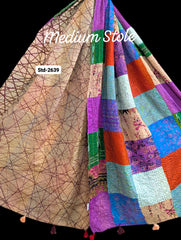 Handmade Silk Stole- While style meets utility-Medium Size-2639