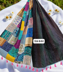 Handmade Silk Stole- While style meets utility-844