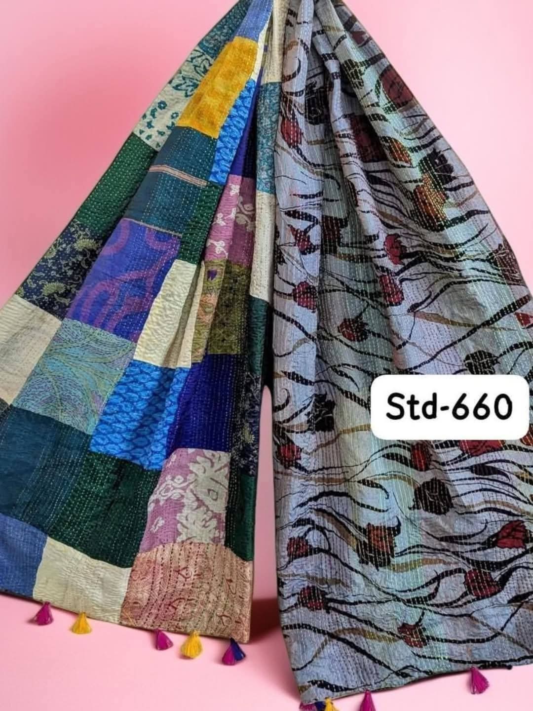 Handmade Silk Stole- While style meets utility-660