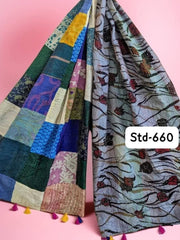 Handmade Silk Stole- While style meets utility-660