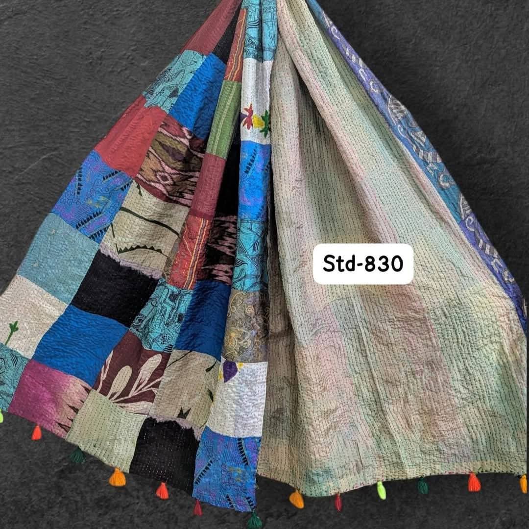 Handmade Silk Stole- While style meets utility-830