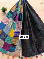 Handmade Silk Stole- While style meets utility-841