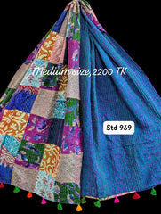 Handmade Silk Stole- While style meets utility-Medium Size-969