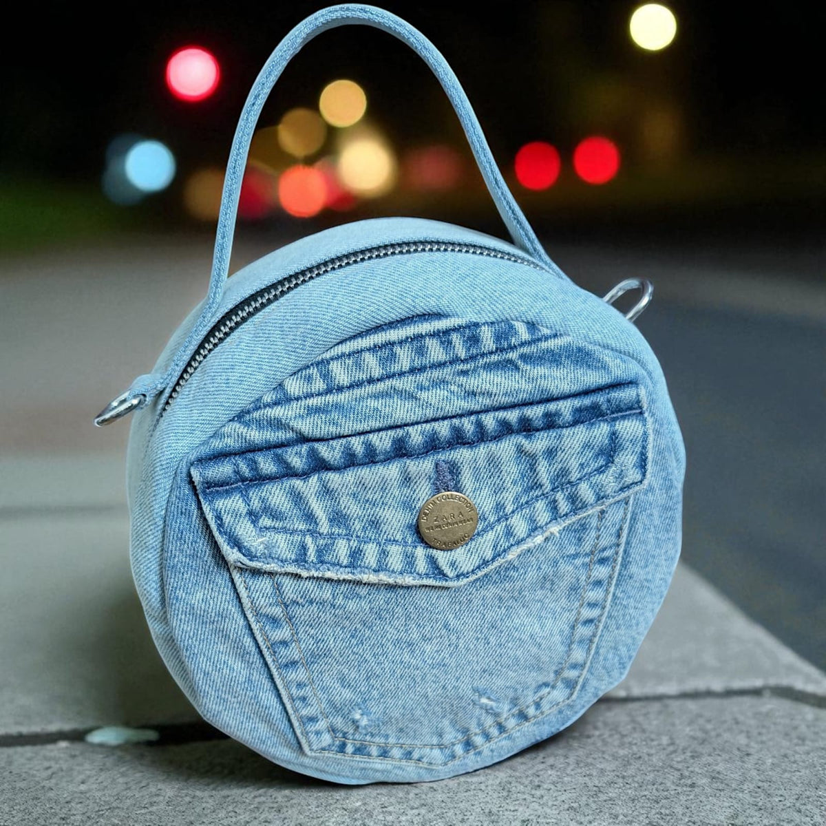 Round Bag- Trendy Look with Ample Space