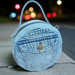 Round Bag- Trendy Look with Ample Space