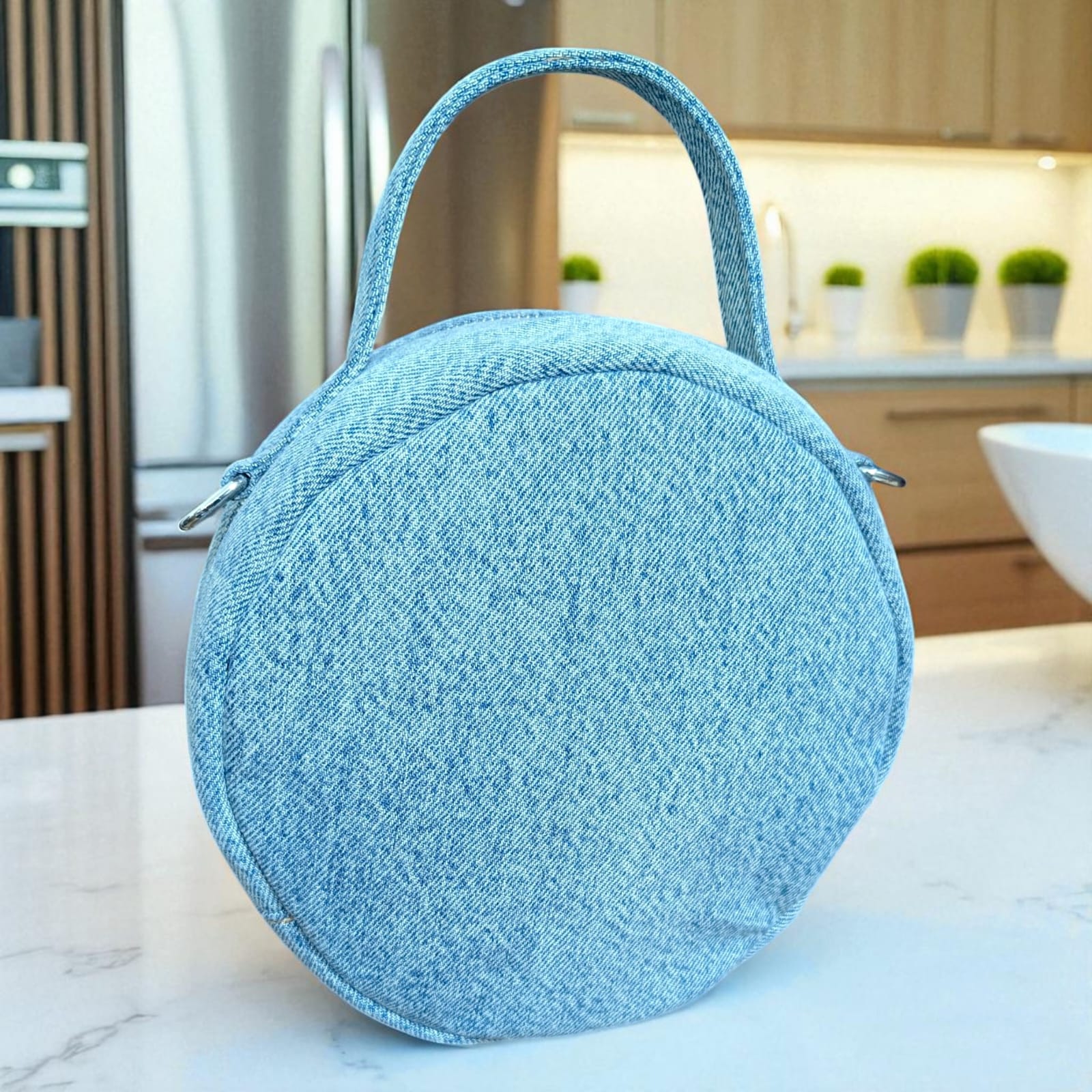 Round Bag- Trendy Look with Ample Space