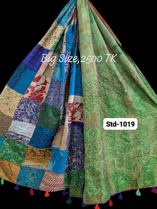 Handmade Silk Stole- While style meets utility-Big Size-1019