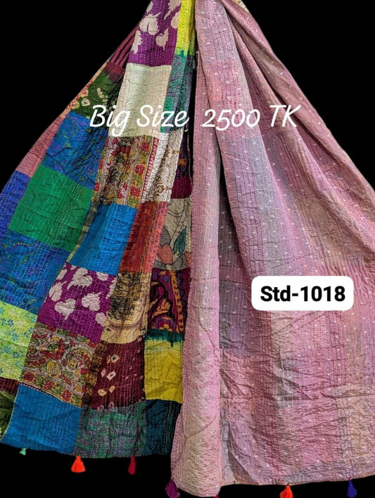 Handmade Silk Stole- While style meets utility-Big Size-1018
