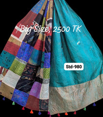 Handmade Silk Stole- While style meets utility-Big Size-980
