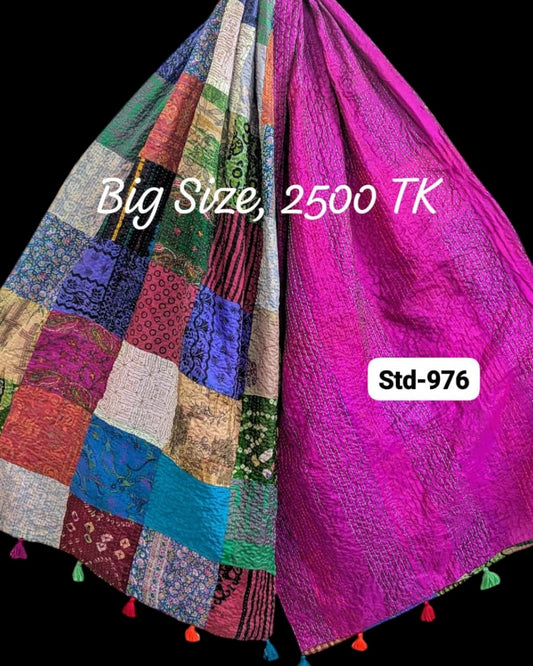 Handmade Silk Stole- While style meets utility-Big Size-976
