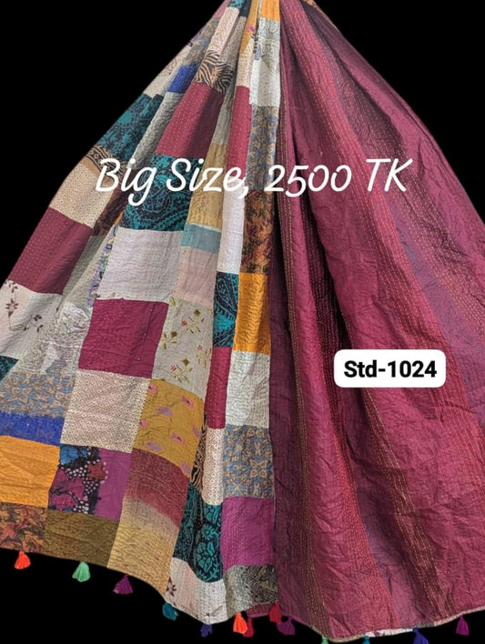 Handmade Silk Stole- While style meets utility-Big Size-1024