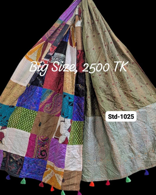 Handmade Silk Stole- While style meets utility-Big Size-1025
