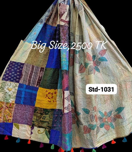 Handmade Silk Stole- While style meets utility-Big Size-1031