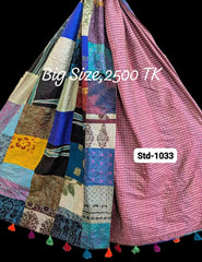 Handmade Silk Stole- While style meets utility-Big Size-1033