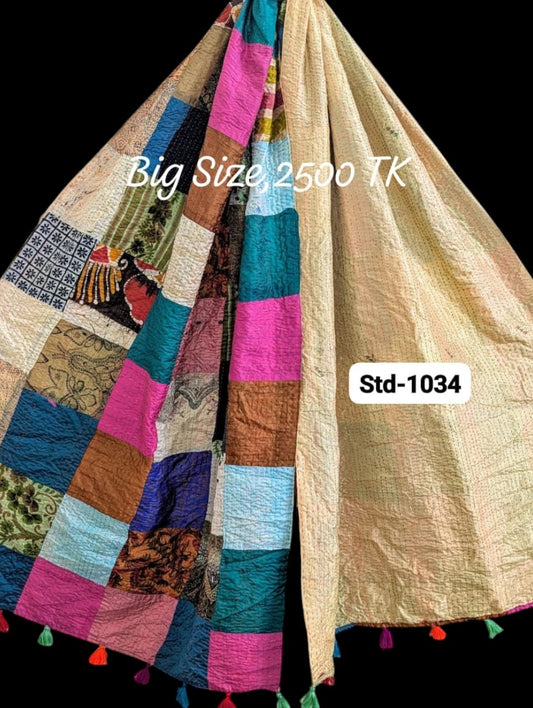 Handmade Silk Stole- While style meets utility-Big Size-1034