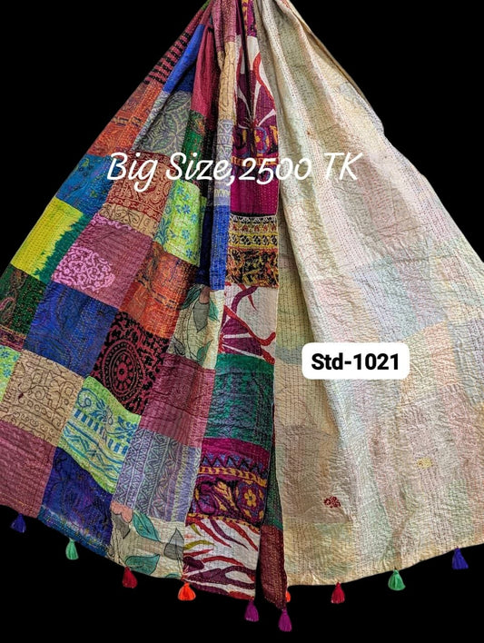 Handmade Silk Stole- While style meets utility-Big Size-1021
