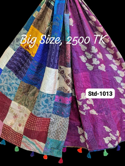 Handmade Silk Stole- While style meets utility-Big Size-1013