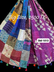 Handmade Silk Stole- While style meets utility-Big Size-1013