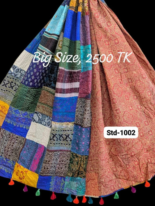 Handmade Silk Stole- While style meets utility-Big Size-1002