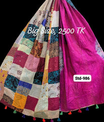 Handmade Silk Stole- While style meets utility-Big Size-986