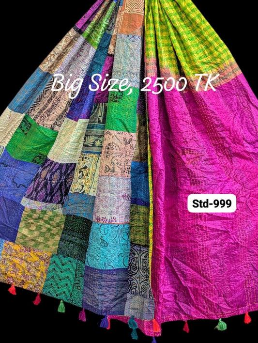 Handmade Silk Stole- While style meets utility-Big Size-999