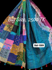 Handmade Silk Stole- While style meets utility-Big Size-1009