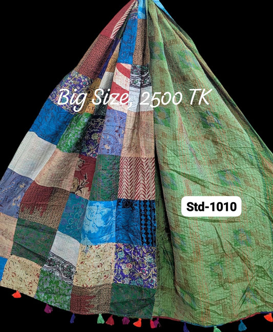 Handmade Silk Stole- While style meets utility-Big Size-1010
