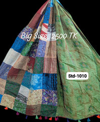 Handmade Silk Stole- While style meets utility-Big Size-1010