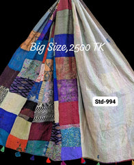 Handmade Silk Stole- While style meets utility-Big Size-994