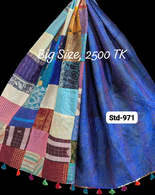 Handmade Silk Stole- While style meets utility-Big Size-971