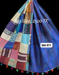Handmade Silk Stole- While style meets utility-Big Size-971