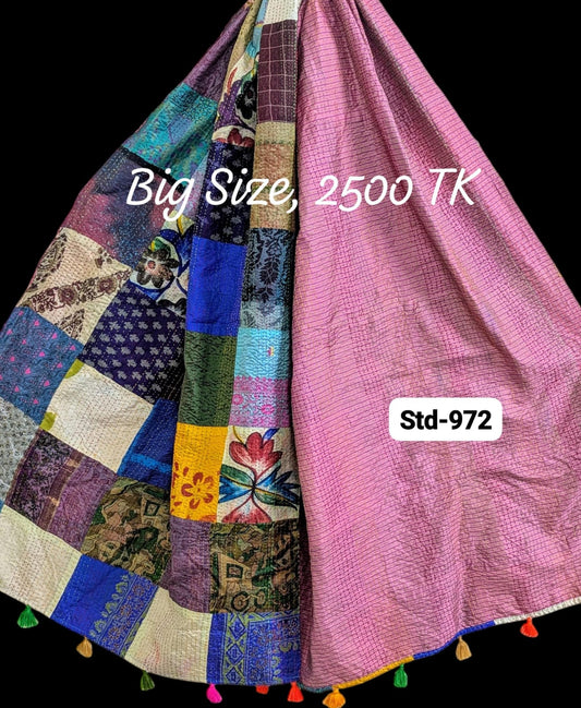Handmade Silk Stole- While style meets utility-Big Size-972