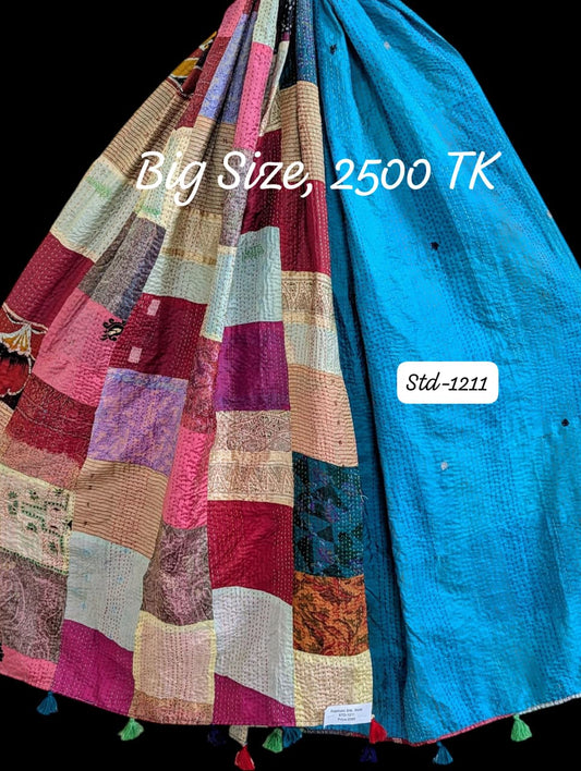 Handmade Silk Stole- While style meets utility-Big Size-1211