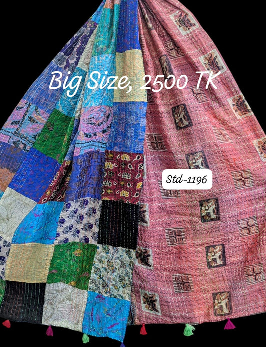 Handmade Silk Stole- While style meets utility-Big Size-1196